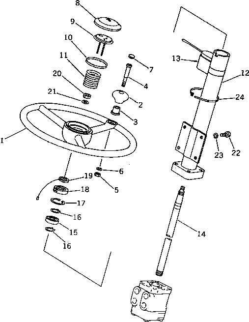 SWITCH,TURN SIGNAL 08075-50000 KOMATSU