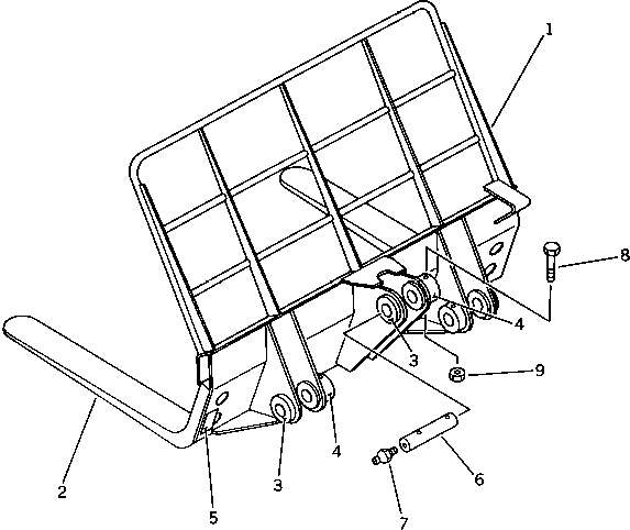 PLATE,ALLOWABLE LOAD TABLE 362-912-1140 KOMATSU