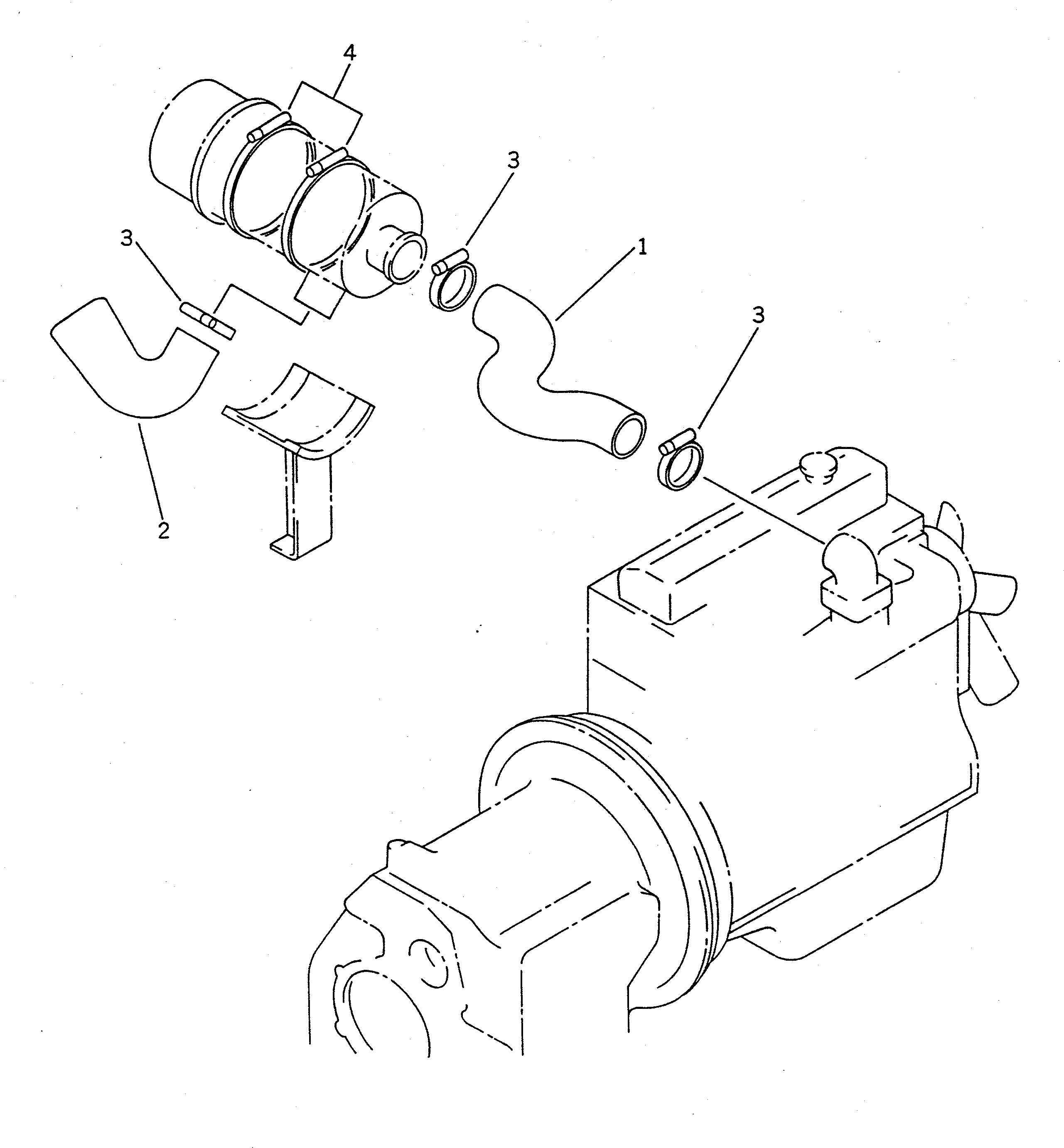 Шланг 361-01-14210 KOMATSU