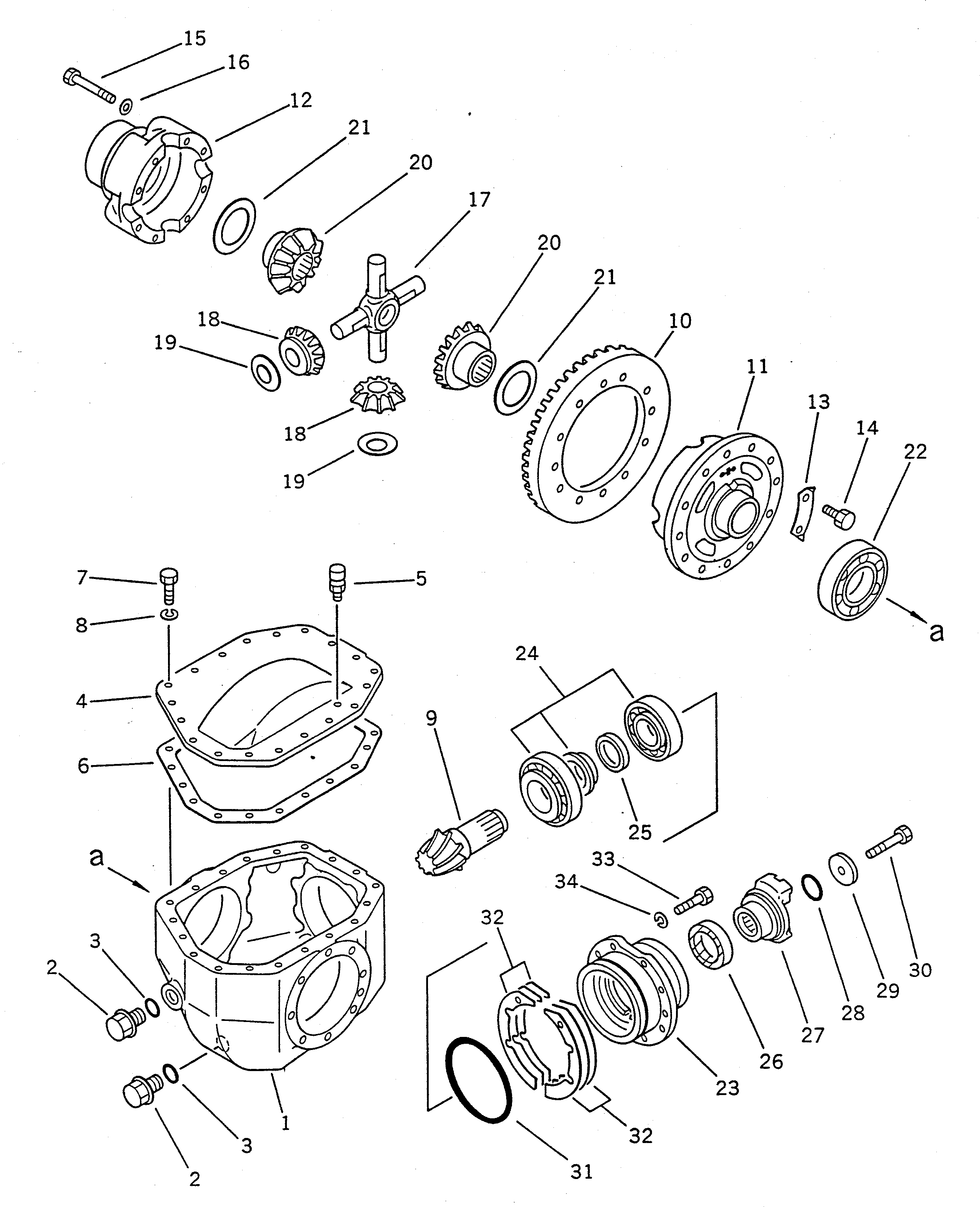 Корпус 361-22-11110 KOMATSU