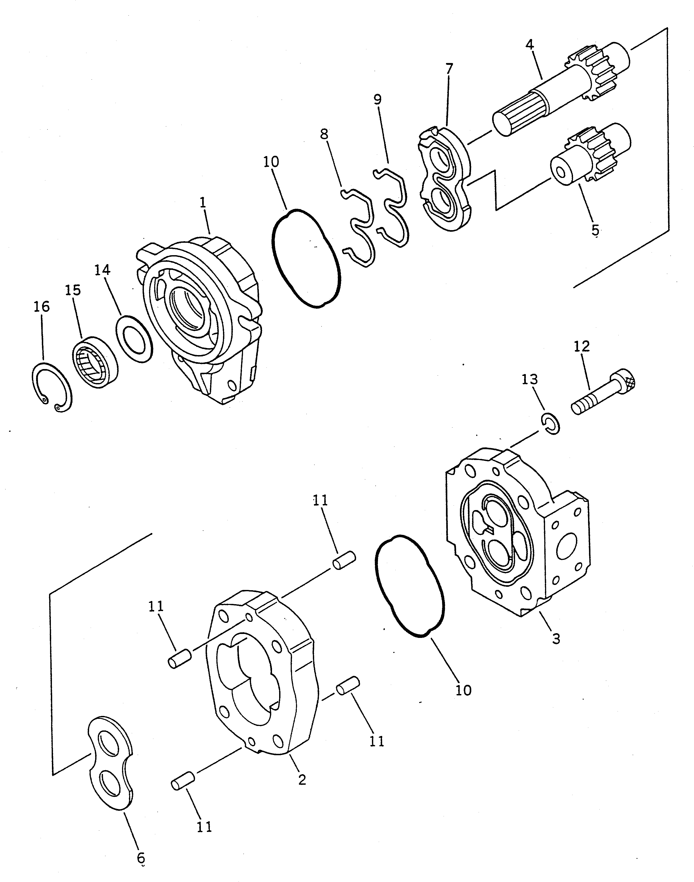 PUMP ASS'Y (KAR8) 705-62-20010 KOMATSU