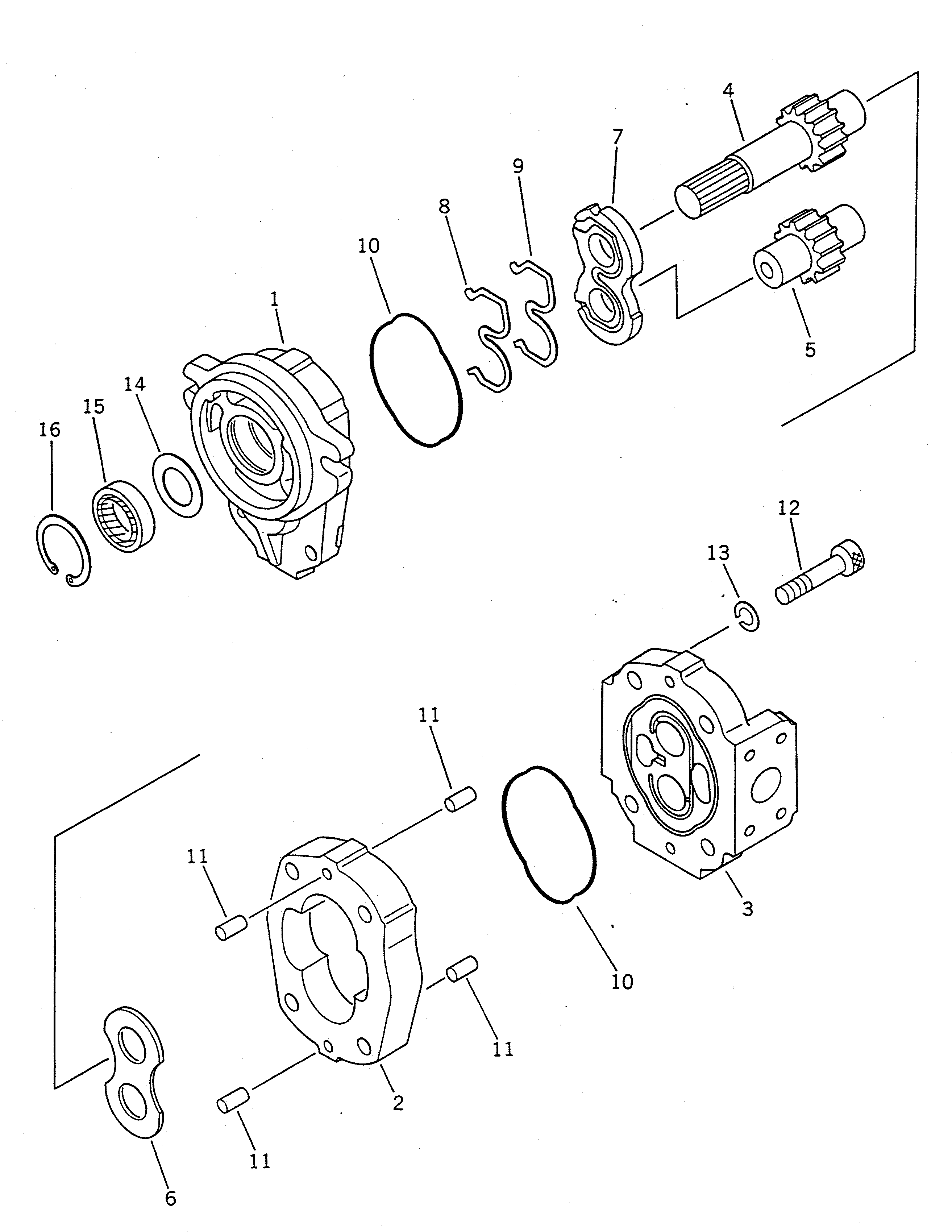 PUMP ASS'Y (LAL12) 705-61-22010 KOMATSU