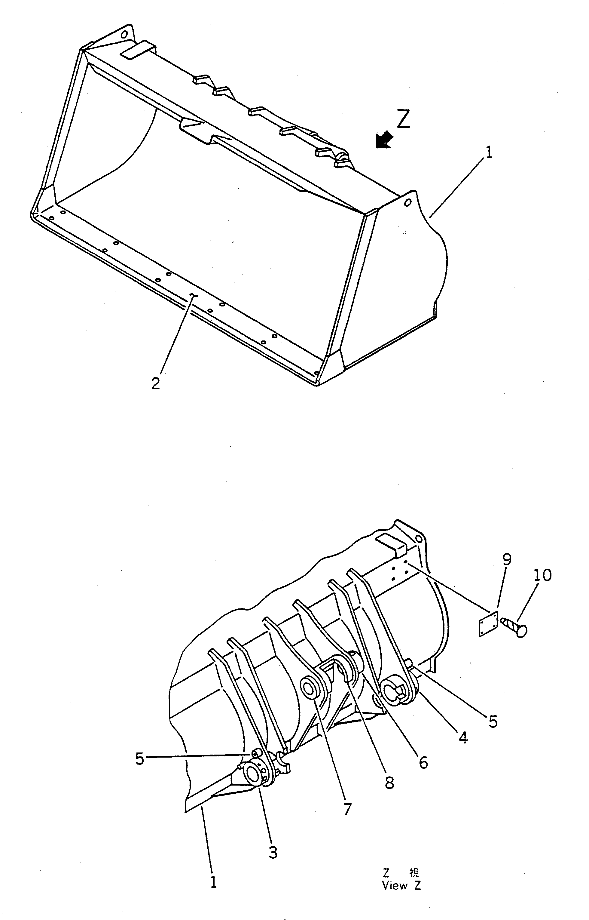 BOSS (WELDED) 361-910-1140 KOMATSU