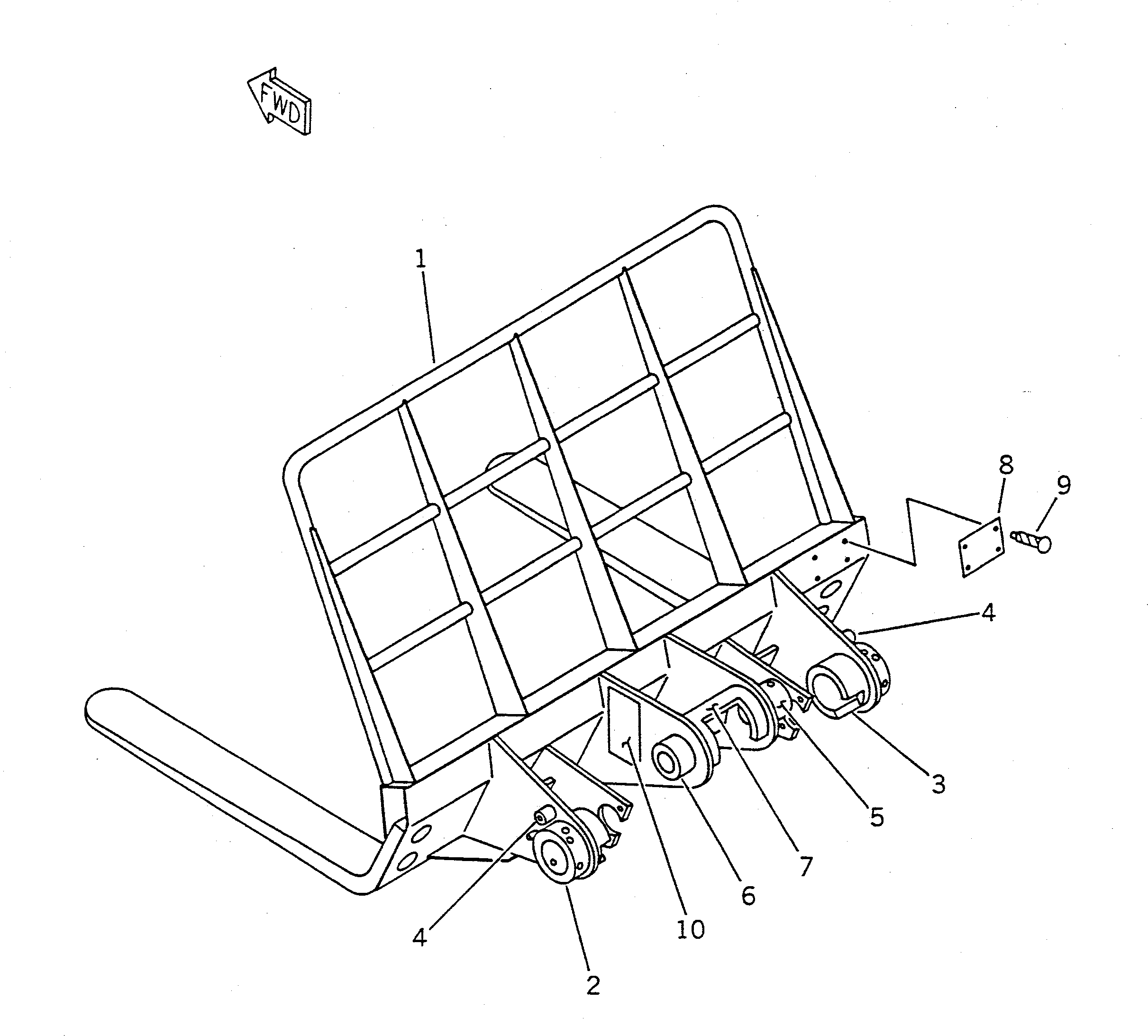 FORK 361-912-1110 KOMATSU