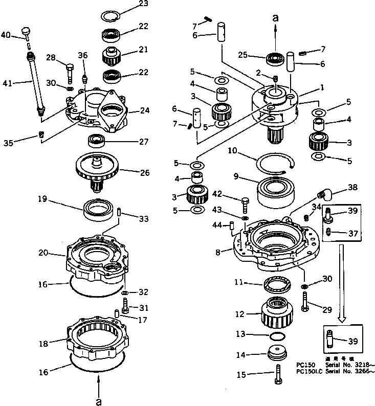 Подшипник 21K-26-21170 KOMATSU