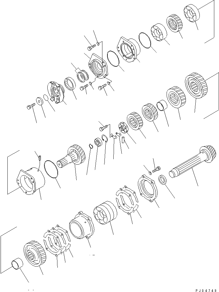 Трансмиссия в сборе (\0\144-14-00340) KOMATSU
