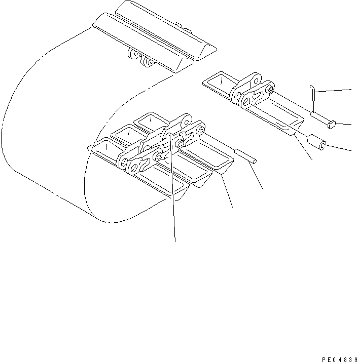 Башмак гусеницы в сборе 20S-32-00330 KOMATSU