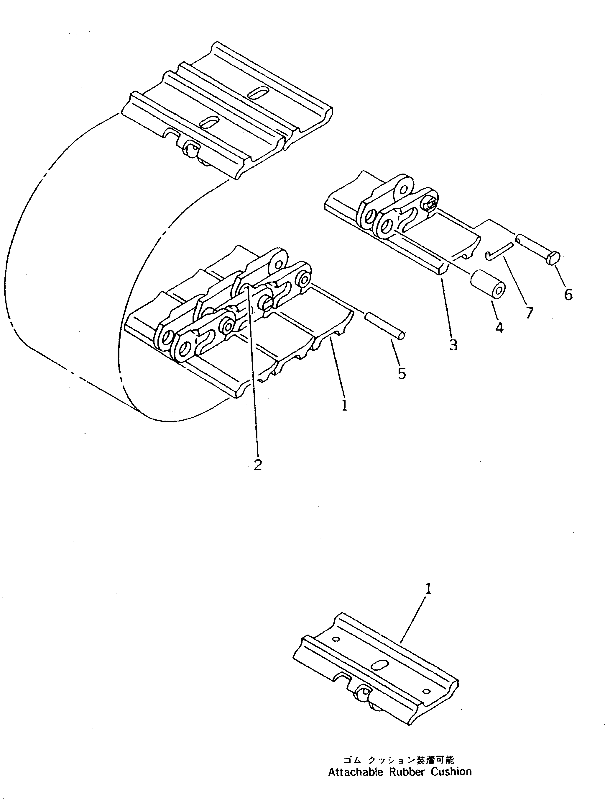 SHOE ASS'Y,REGULAR 20P-32-12100 KOMATSU