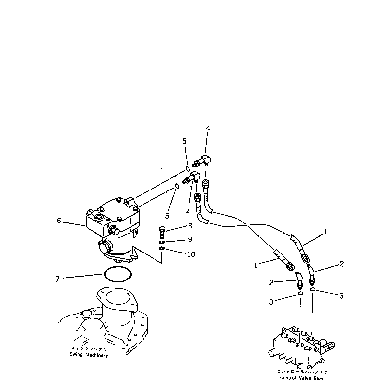 MOTOR ASS'Y,SWING (SEE FIG.6311) (21E-60-12310) KOMATSU