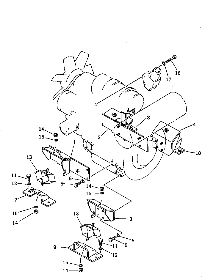 BRACKET,FRONT¤ L.H. 20S-01-31580 KOMATSU