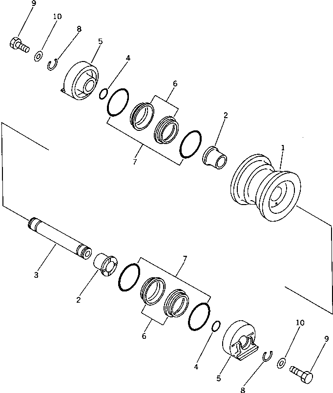 Упорное кольцо 20T-30-32340 KOMATSU