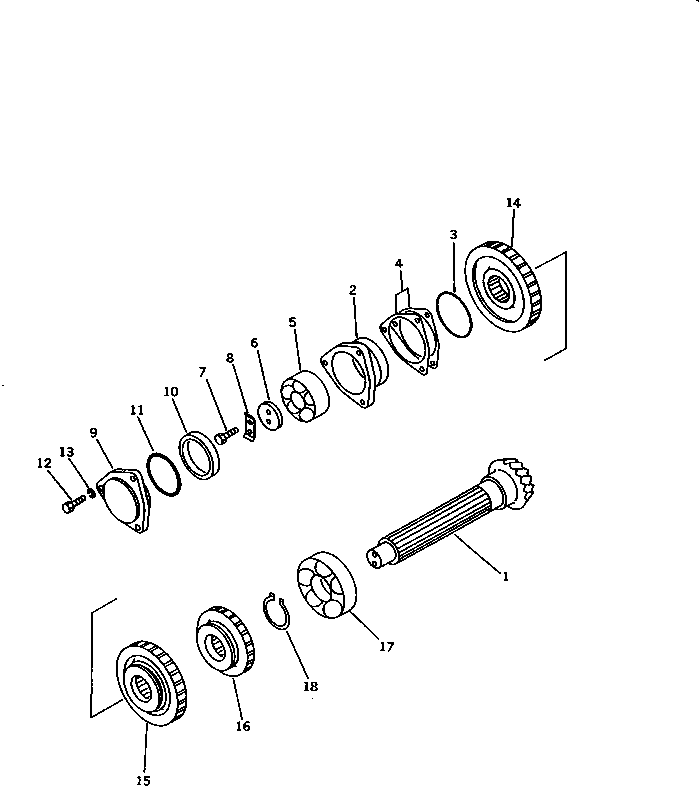 Шестерня 101-14-51340 KOMATSU