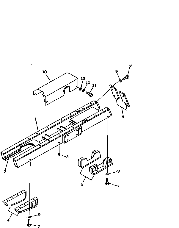 FRAME,TRACK¤ R.H. 10G-30-21140 KOMATSU