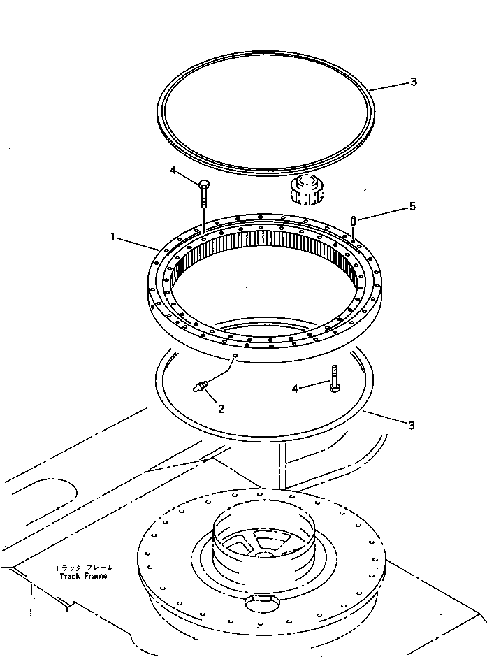 CIRCLE,SWING 20X-25-31100 KOMATSU