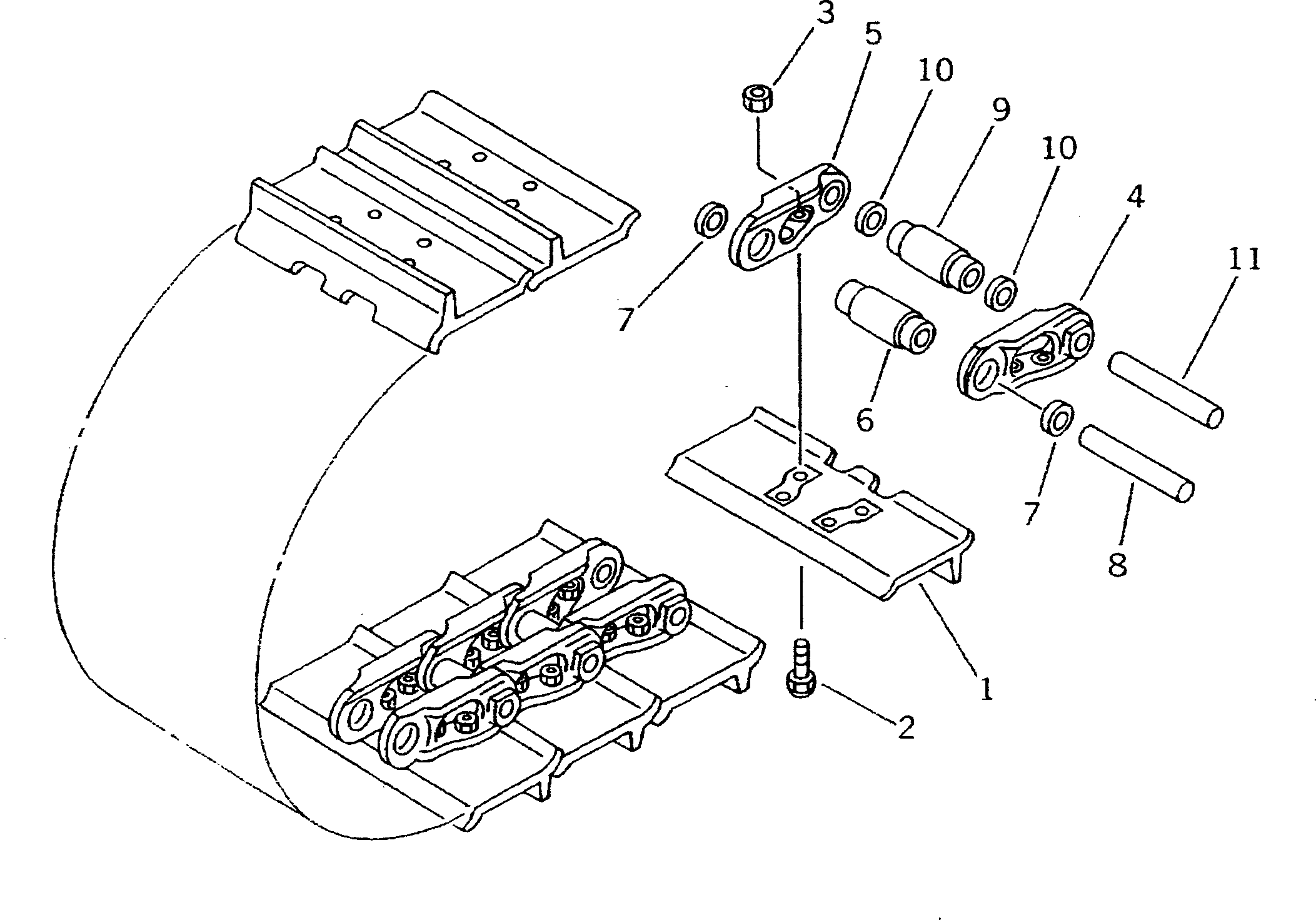 NUT¤ SHOE (KIT) 135-32-11222 KOMATSU