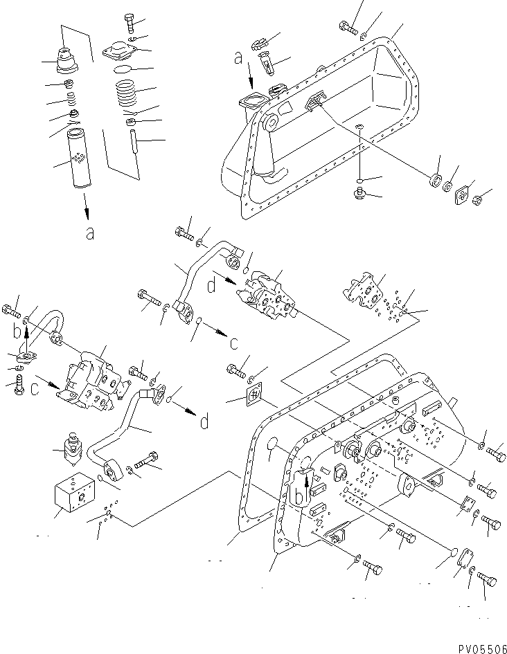 TANK VALVE ASS'Y 13F-60-31000 KOMATSU