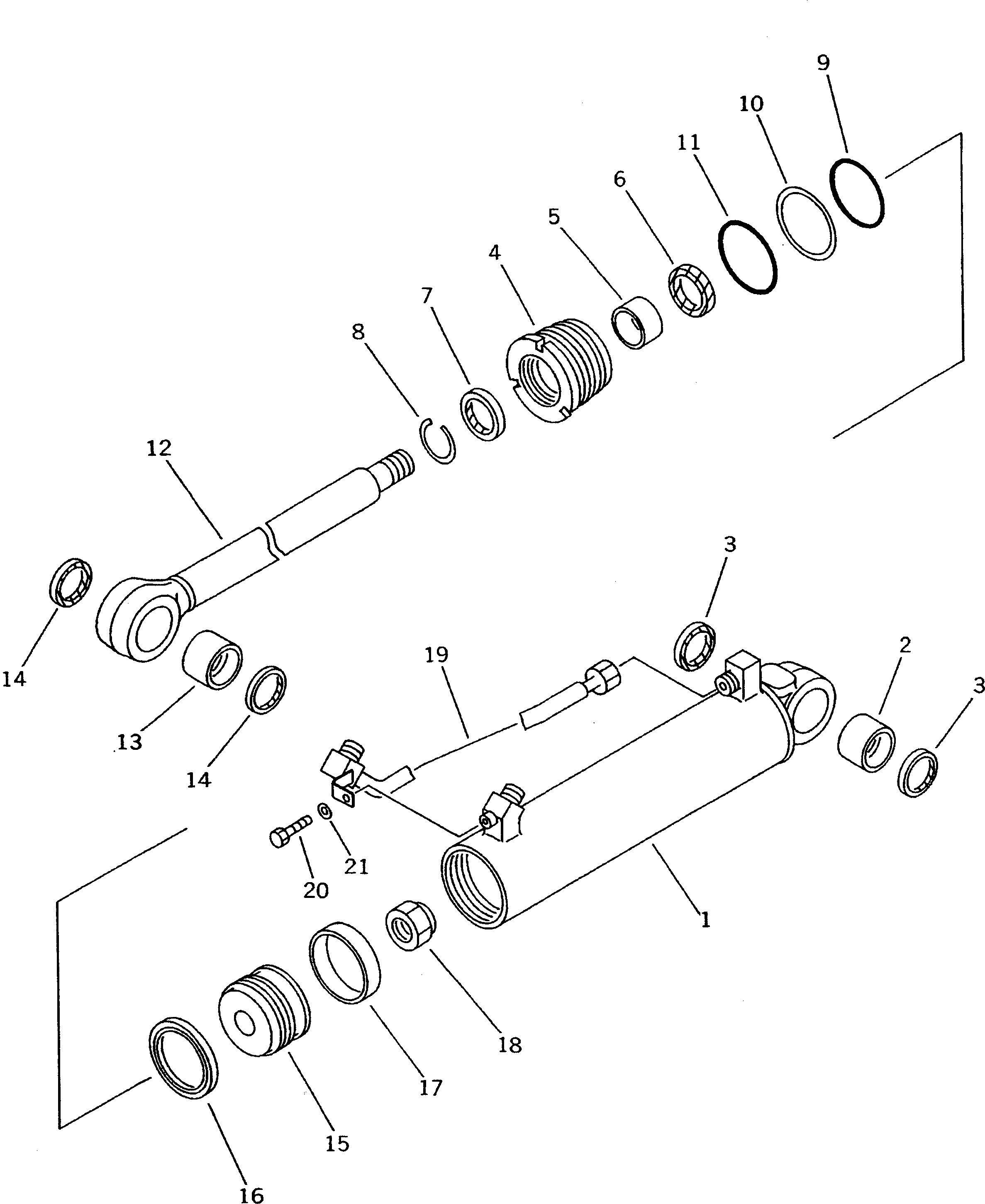 Поршневое кольцо 07161-10120 KOMATSU