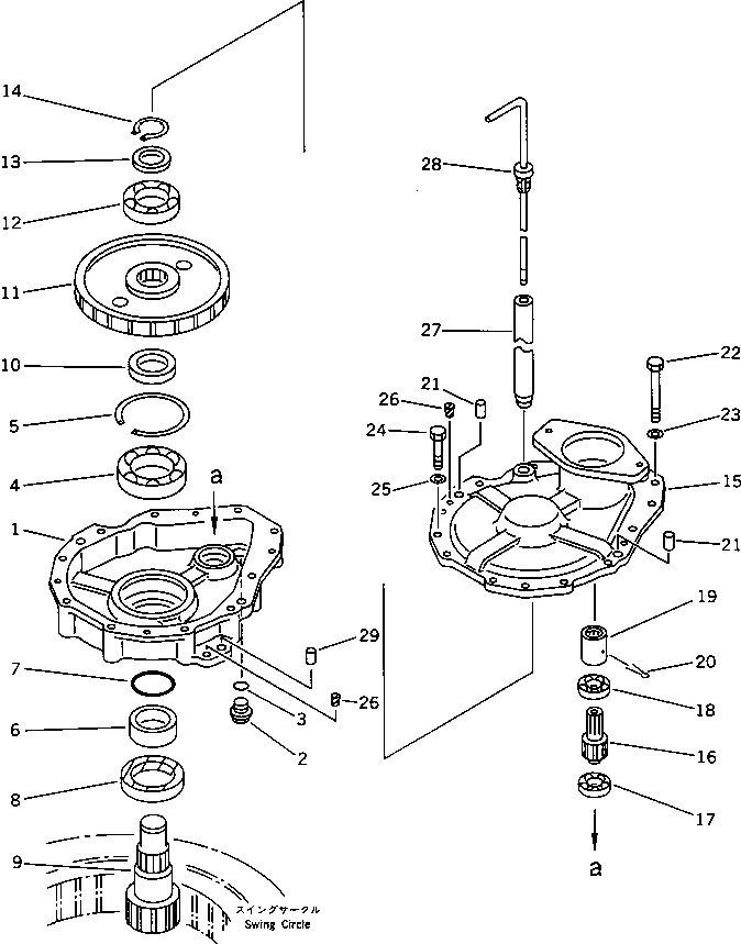 Упорное кольцо 20T-26-41250 KOMATSU