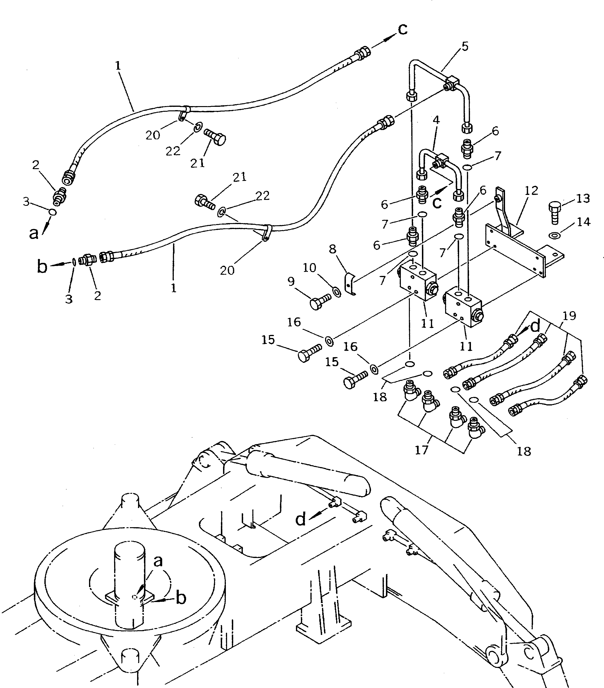 Шланг 07096-00313 KOMATSU