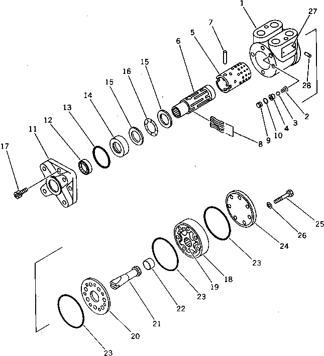 Пластина JK415-22700 KOMATSU
