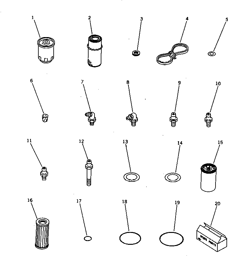 SPARE PARTS KIT 362-98-05110 KOMATSU