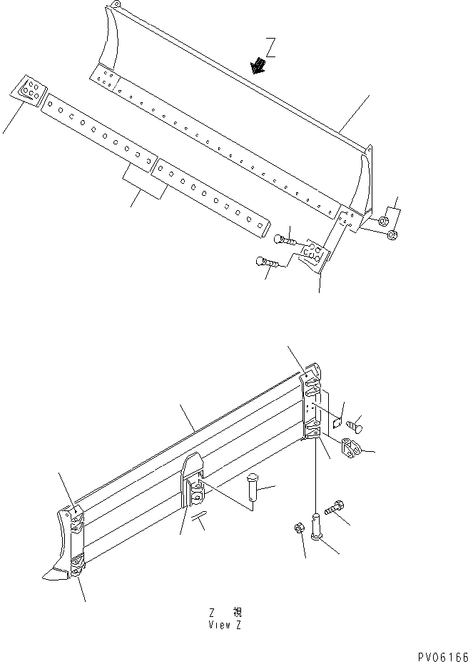 Щётка стеклоочистителя 134-70-33110 KOMATSU
