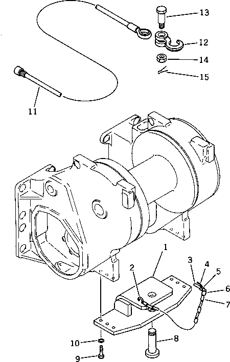 ROPE 124-960-2440 KOMATSU