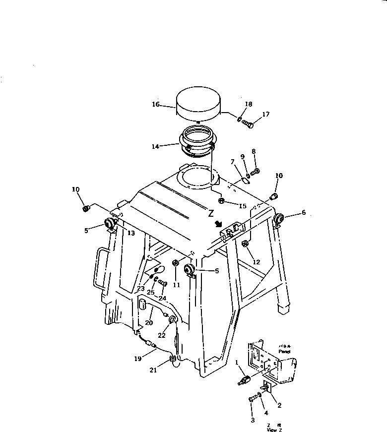 SWITCH ASS'Y,VENTILATOR 144-874-8710 KOMATSU