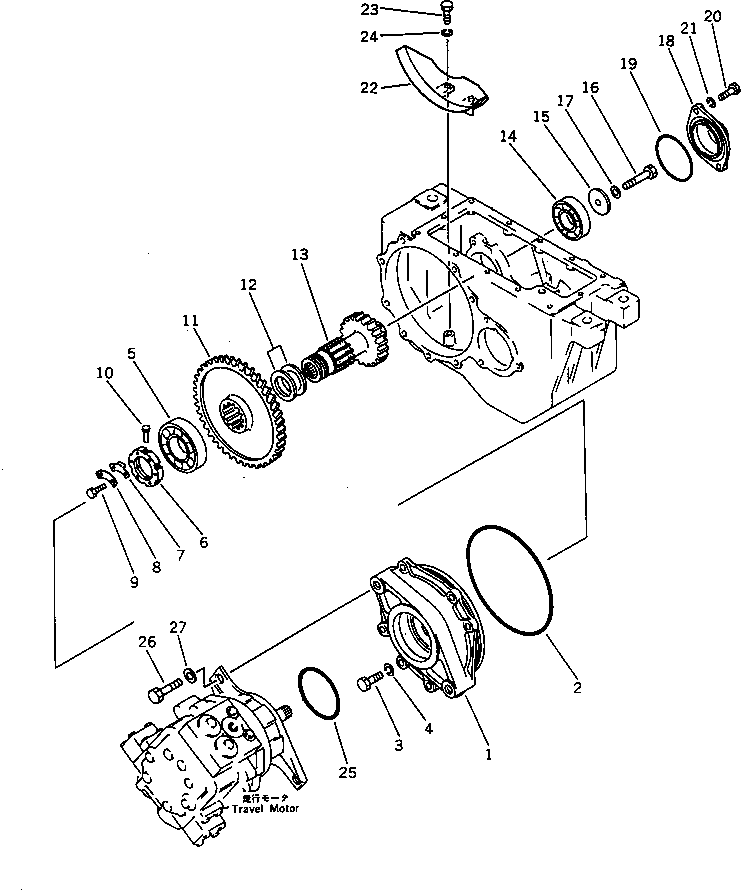 Палец 20B-14-31340 KOMATSU