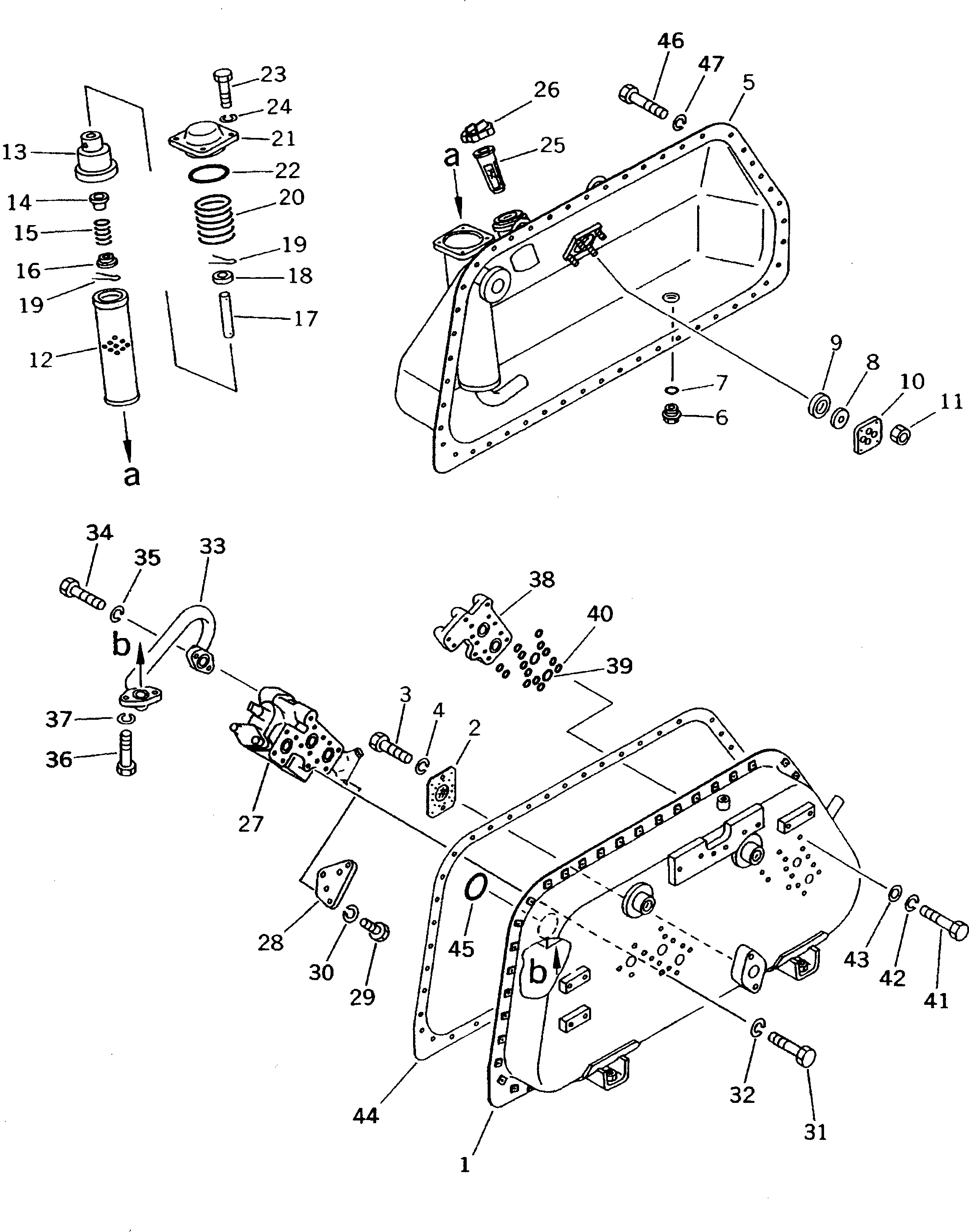 TANK VALVE ASS'Y 130-Z20-5400 KOMATSU