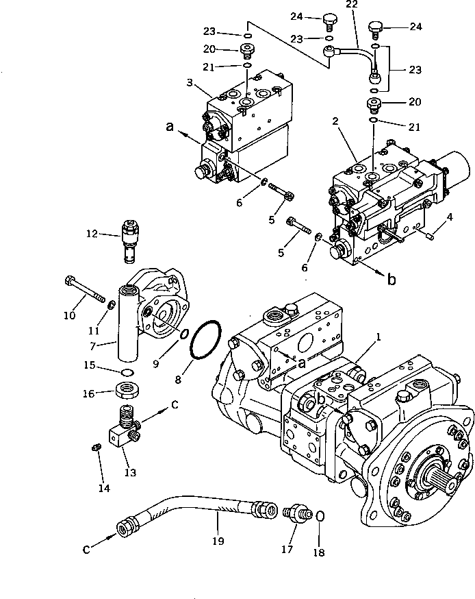 SERVO VALVE ASS'Y,FRONT (708-21-07111) KOMATSU