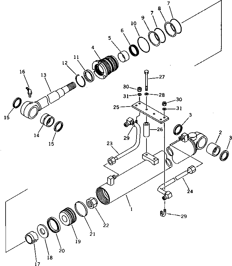 Головка цилиндров 707-29-75640 KOMATSU