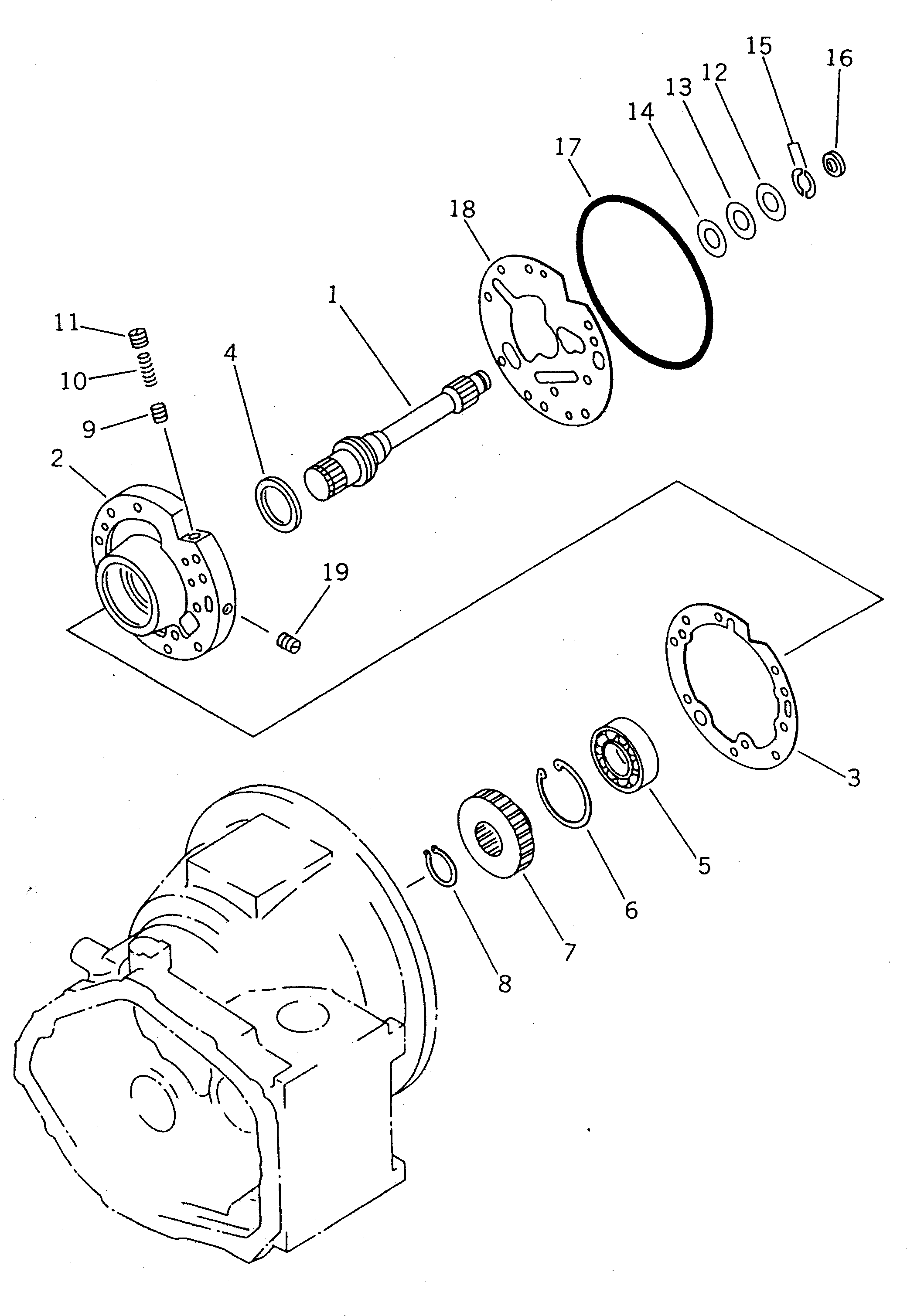 Уплотнительное кольцо 07018-10502 KOMATSU