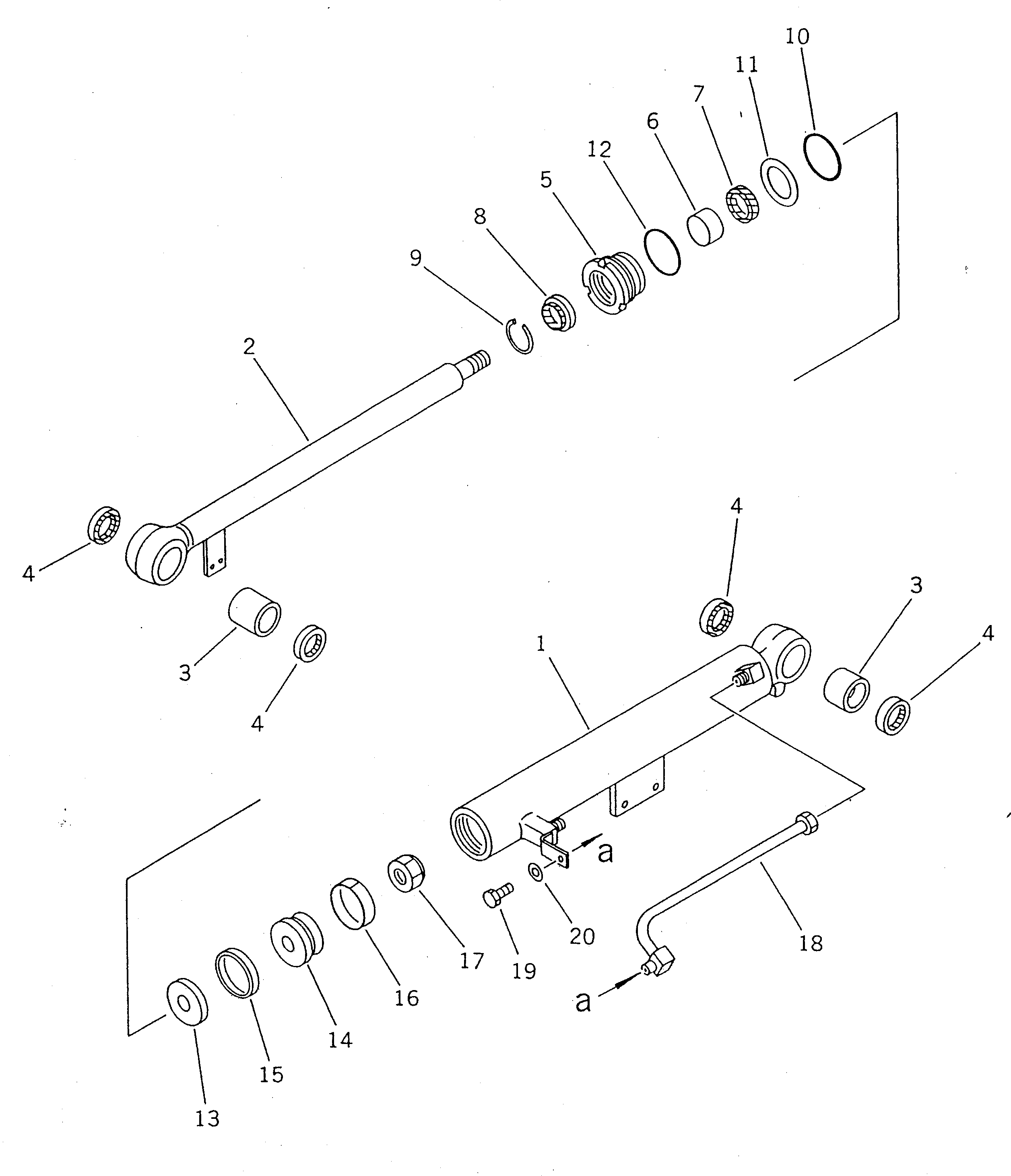Головка цилиндров 707-29-60720 KOMATSU