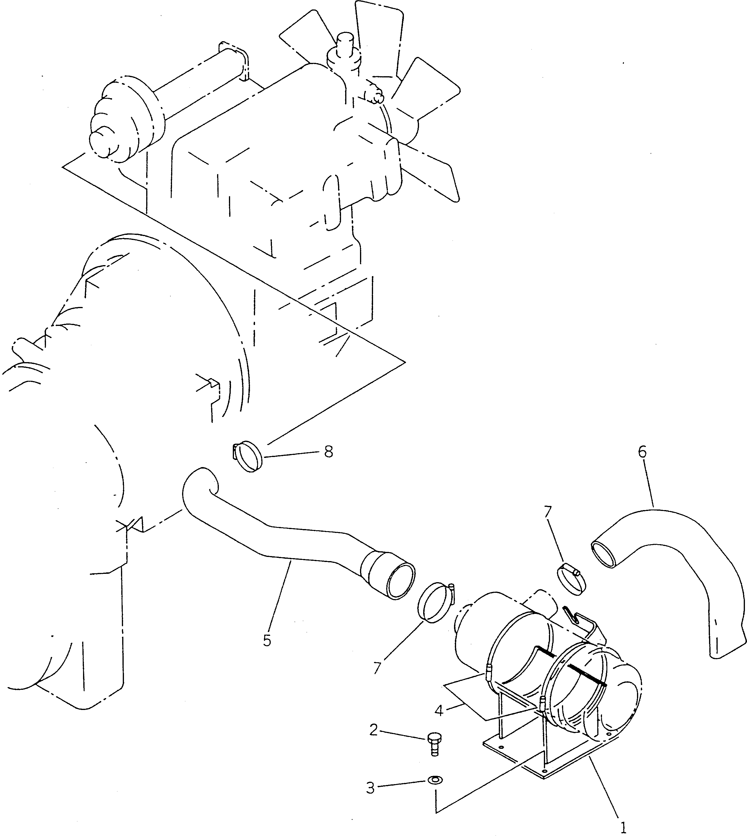 Шланг 363-01-23220 KOMATSU