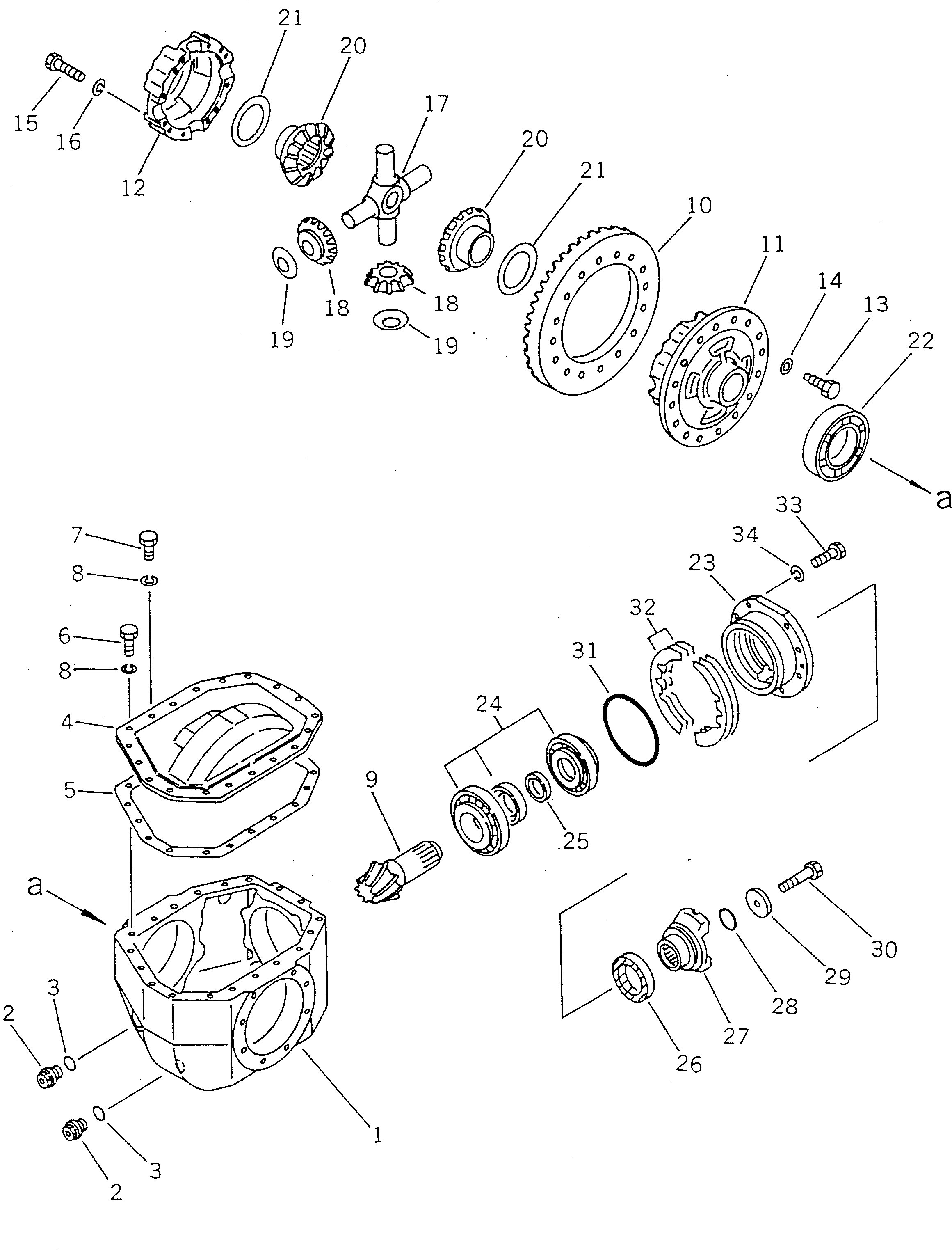 Корпус 363-22-11111 KOMATSU