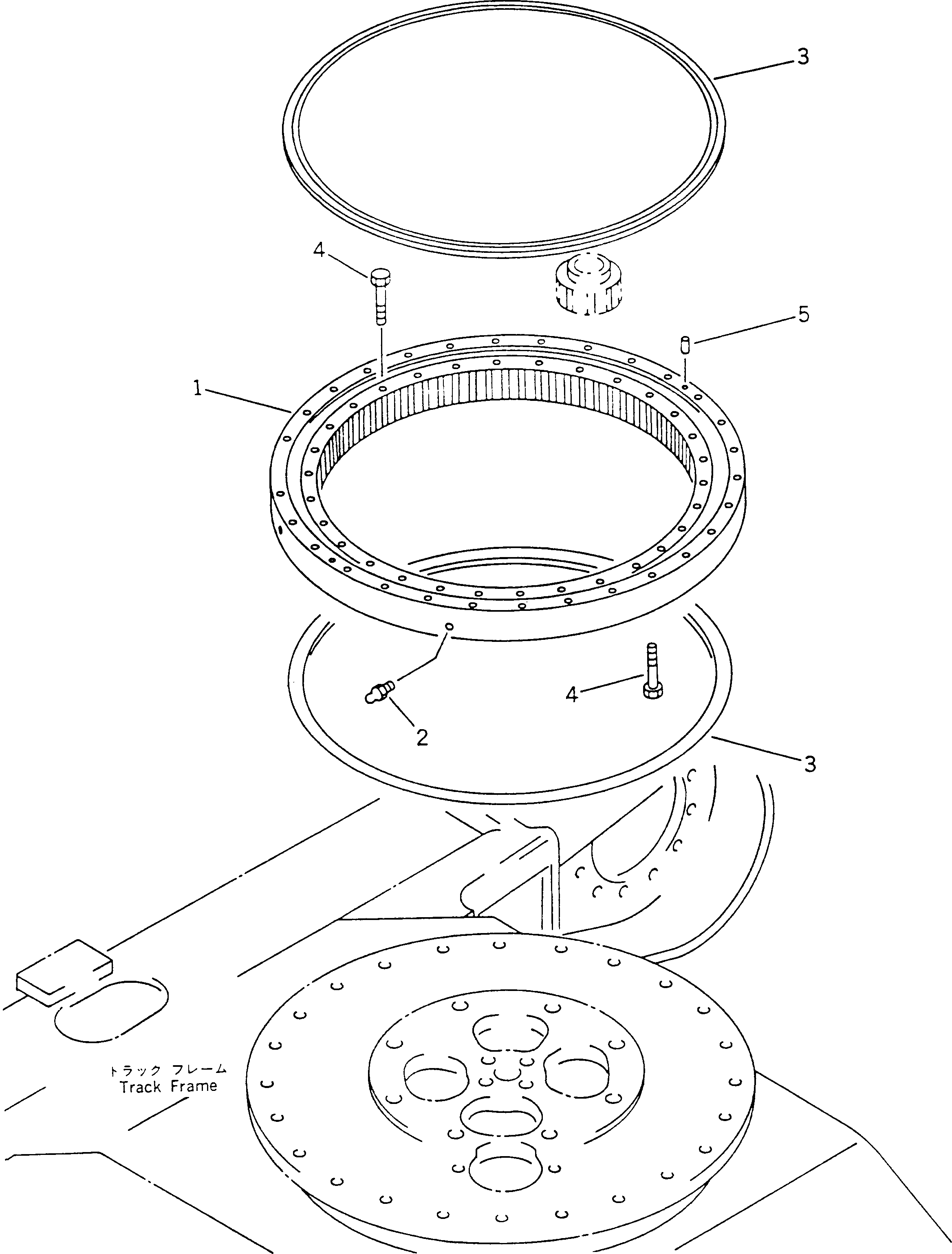 CIRCLE,SWING 201-25-61100 KOMATSU