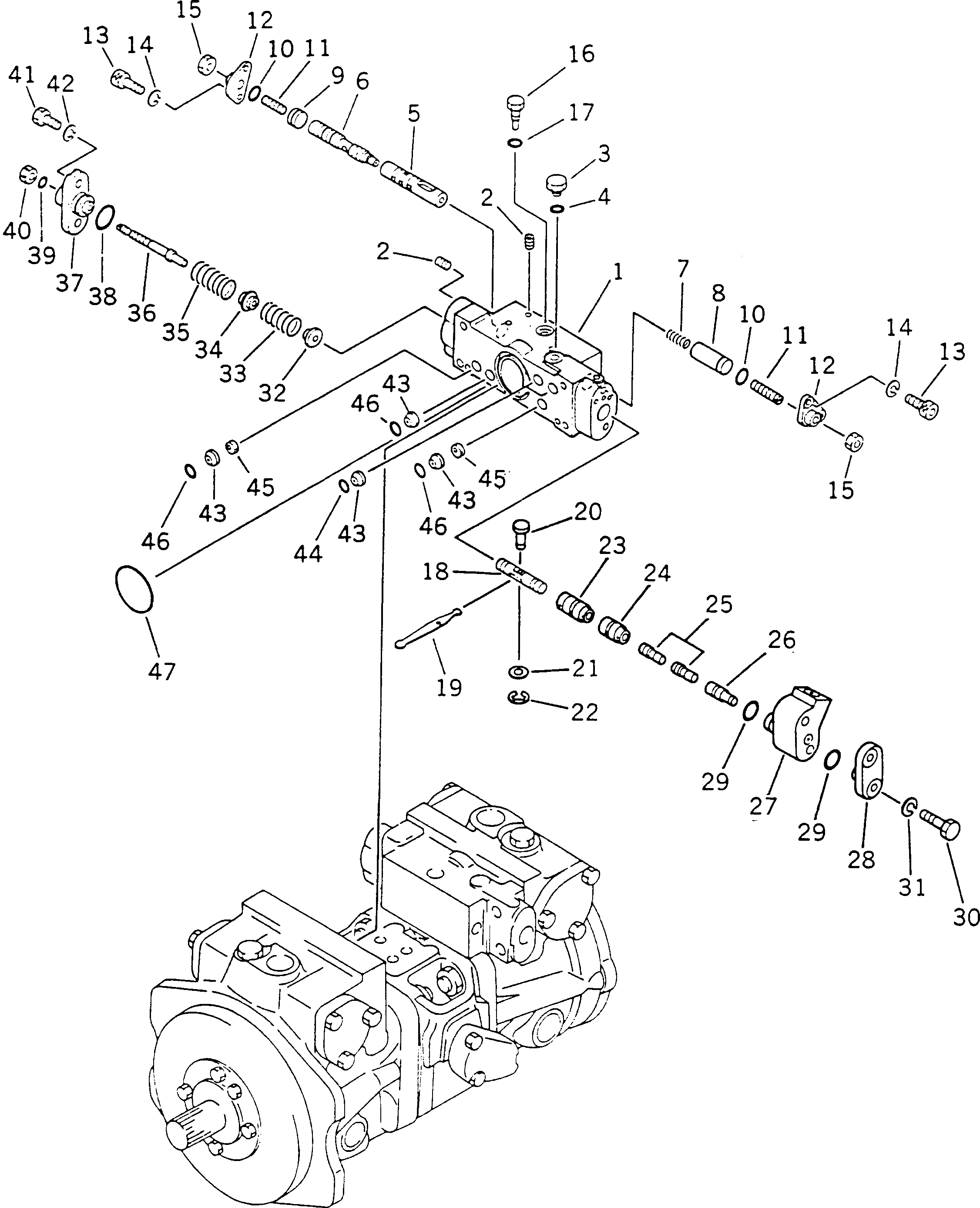 корпус (\2\708-23-15811) KOMATSU
