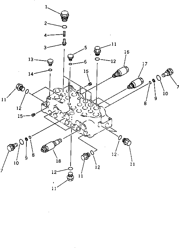 Клапан в сборе (709-26-13104) KOMATSU