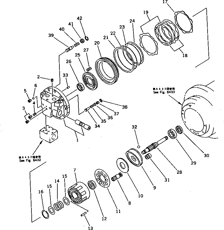 PISTON KIT TZ220B2170-00 KOMATSU