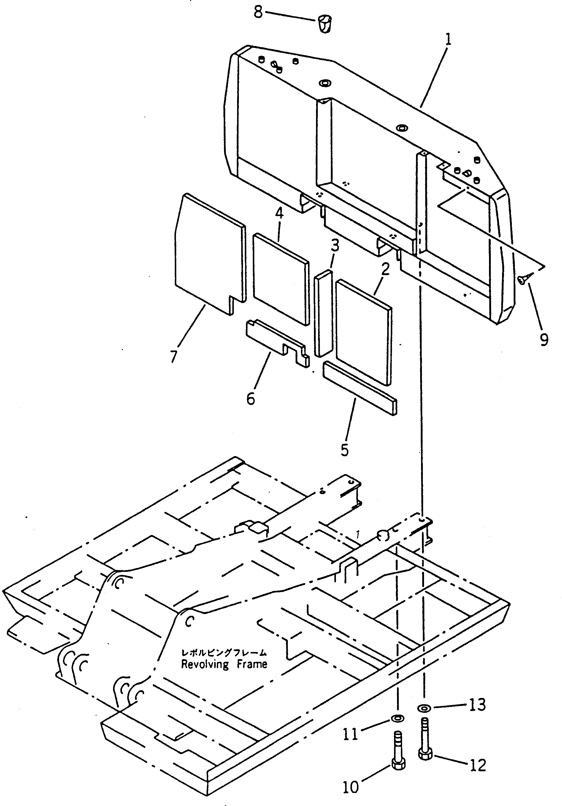 WEIGHT,COUNTER 202-46-61320 KOMATSU