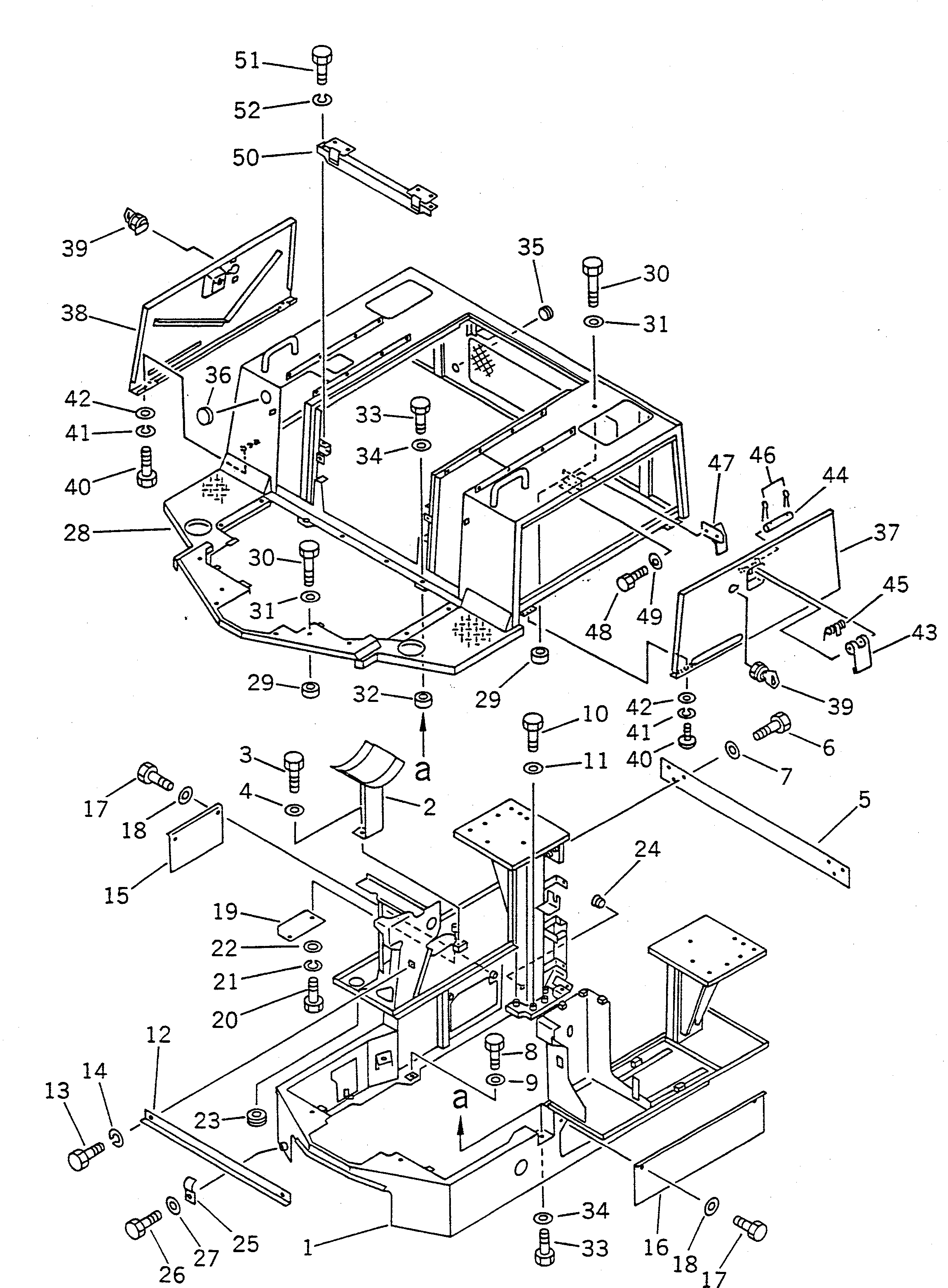 Крышка левая 361-54-14531 KOMATSU