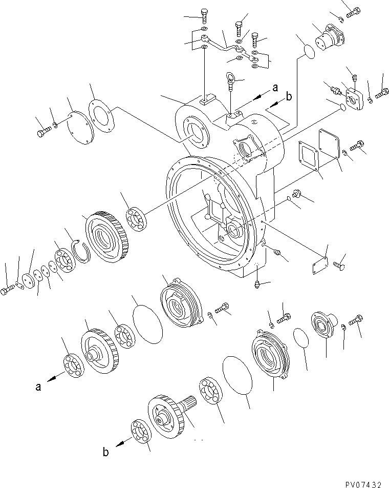 TORQUE CONVERTER A.,(TCS40-3B) 145-13-31002 KOMATSU