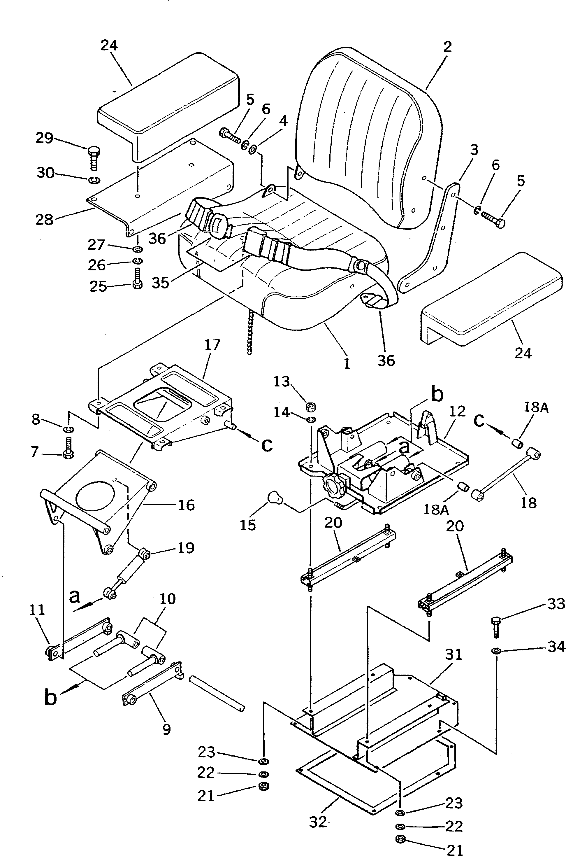 BELT,TETHER 09409-30000 KOMATSU