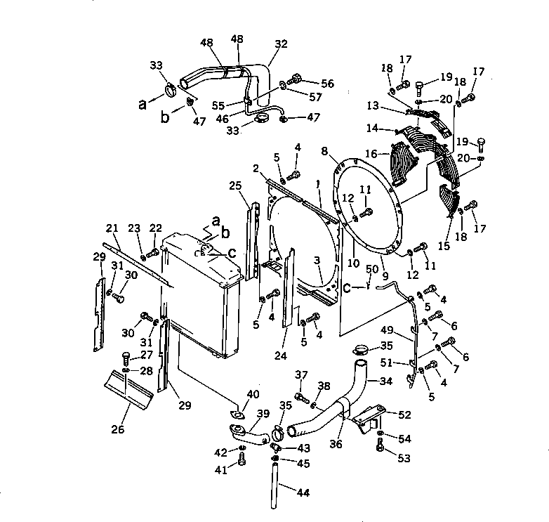 COVER,LOWER, R.H. 144-A62-9130 KOMATSU