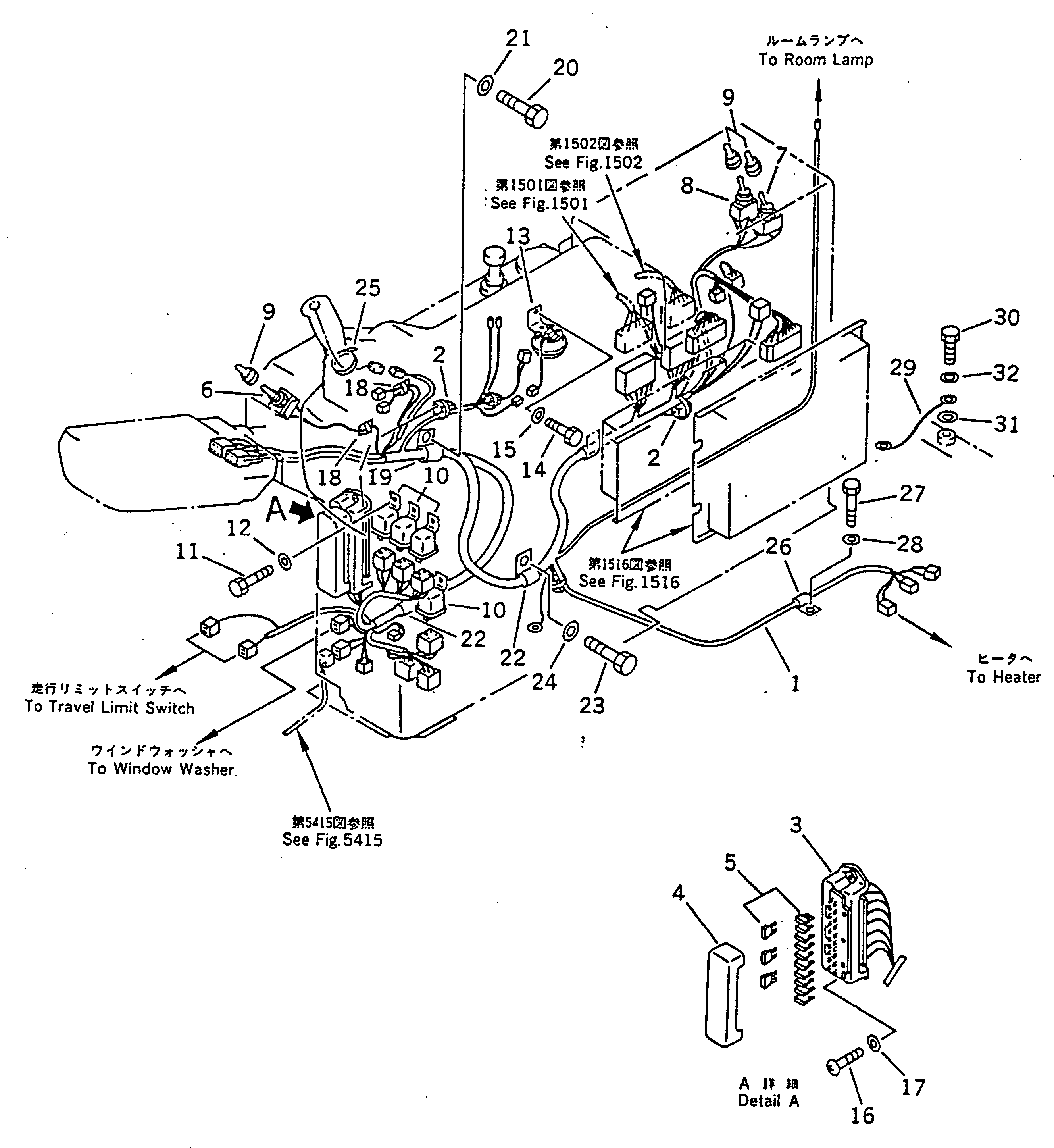 Жгут проводов 203-06-57310 KOMATSU