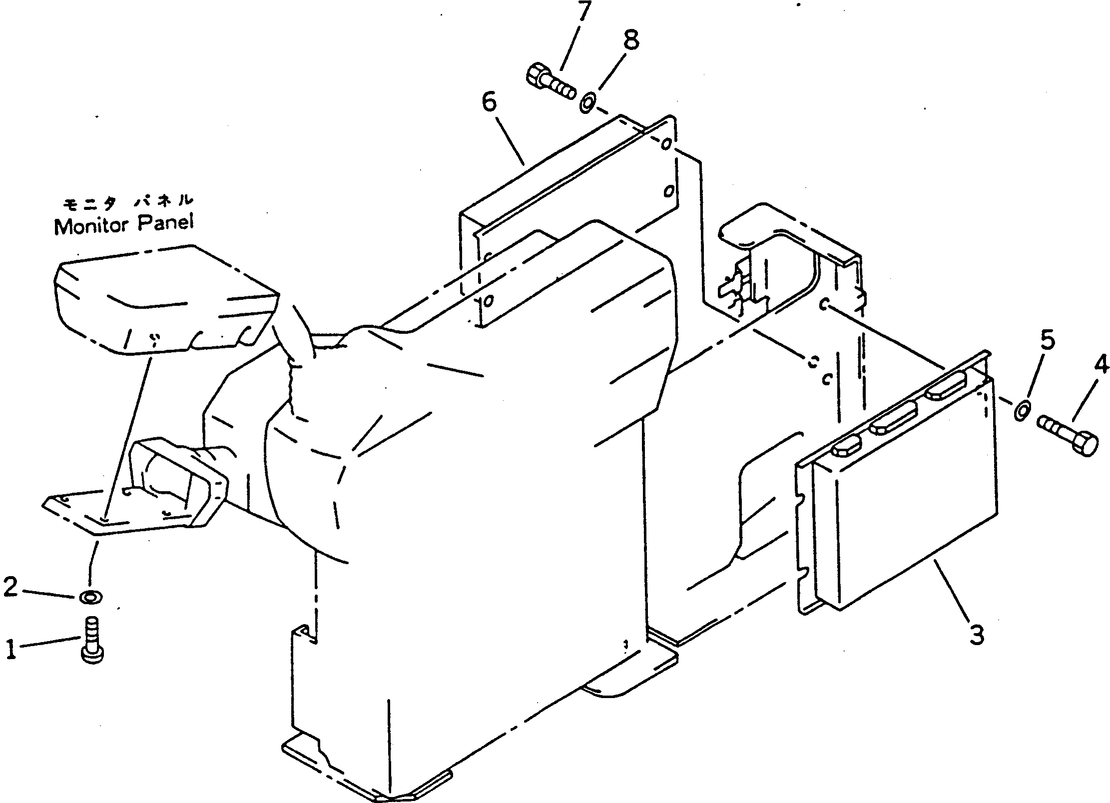 CONTROL BOX ASS'Y,(FOR PUMP) 7824-10-2001 KOMATSU