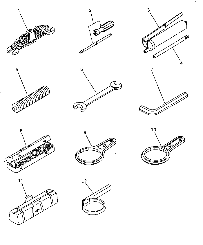 TABLE,SPARE PARTS 203-98-56110 KOMATSU