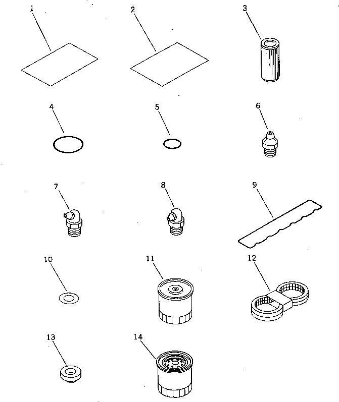 TABLE,ACCESSORY 21K-98-31220 KOMATSU