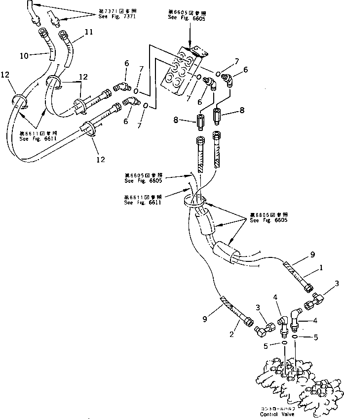 Шланг 21X-62-11591 KOMATSU